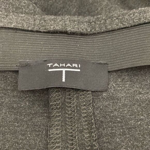 Tahari Women's Dark Gray Solid Stretch Blend Pencil Skirt Size Medium - Picture 7 of 10